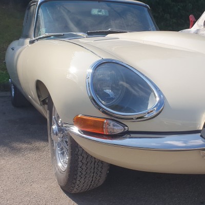 Jaguar E-Type Front Damage Repair