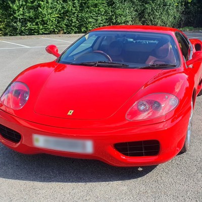 Ferrari 360 Front Bumper & Headlight Respray
